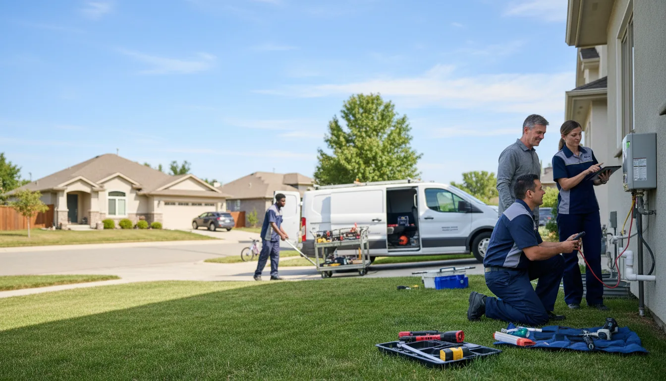 Tankless water heater service in Ostrander, MN